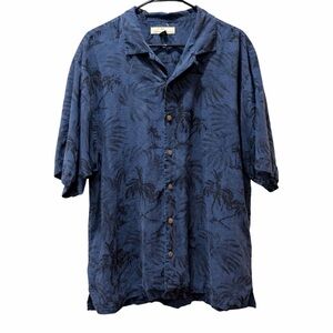 Vintage Tommy Bahama 100% Silk Camp Shirt